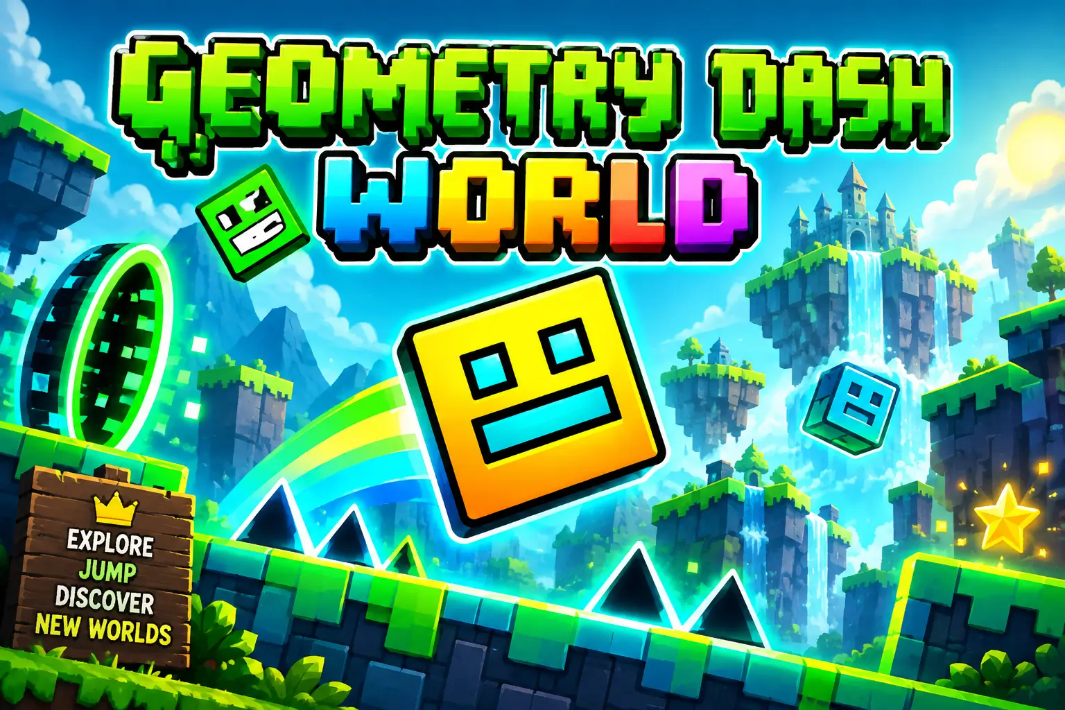 Jouer à Geometry Dash World 🌍 Gratuitement